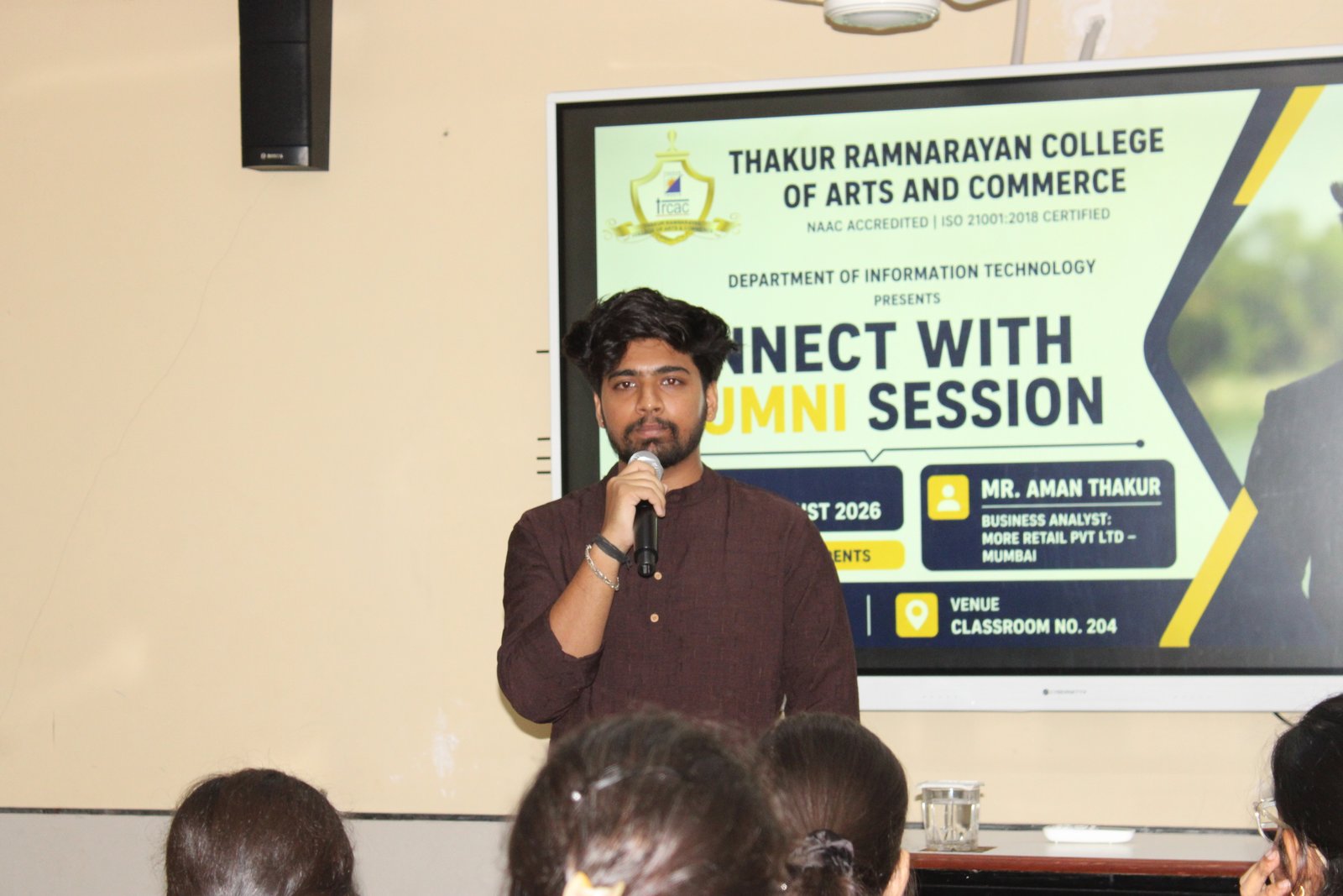 Alumni Session – B.Sc. (I.T.) Department